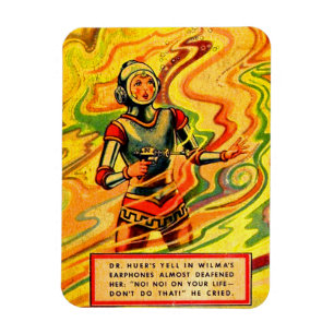Buck Rogers uit 1930 komiek Wilma Deering Magneet