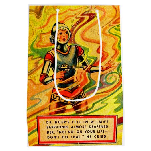 Buck Rogers uit 1930 komiek Wilma Deering Medium Cadeauzakje (Achterkant)