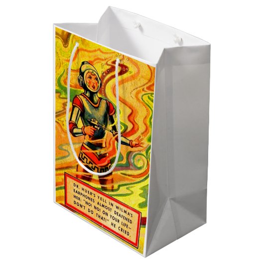 Buck Rogers uit 1930 komiek Wilma Deering Medium Cadeauzakje (Achterkant Gekanteld)