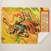 Buck Rogers uit 1930 komiek Wilma Deering Sherpa Deken (Voorkant (horizontaal))