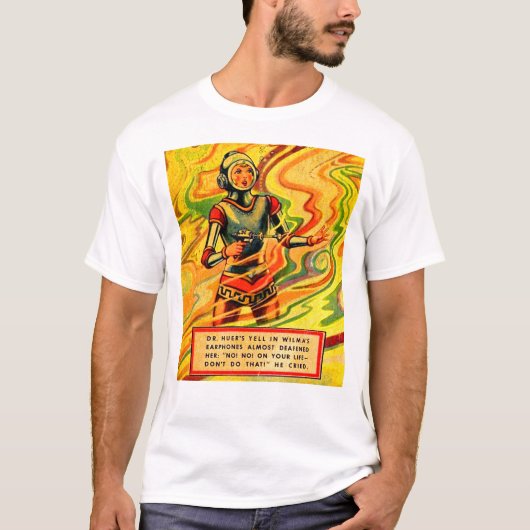 Buck Rogers uit 1930 komiek Wilma Deering T-shirt (Voorkant)