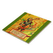 Buck Rogers uit 1930 komiek Wilma Deering Tegeltje (Zijkant)