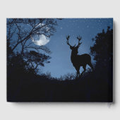 Buck Silhouette bij Night Memorial Guest Book Gastenboek (Achterkant)