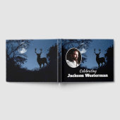 Buck Silhouette bij Night Memorial Guest Book Gastenboek (Volledig)