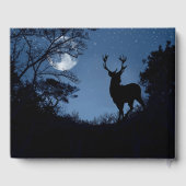 Buck Silhouette bij Night Memorial Guest Book Gastenboek (Achterkant)