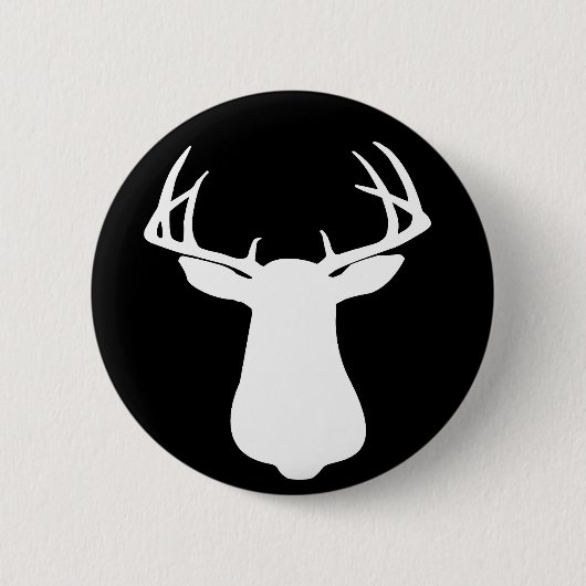 BUCK SILLHOUETTE RONDE BUTTON 5,7 CM (Voorkant)