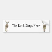 Buck Stops here Bumpersticker (Voorkant)