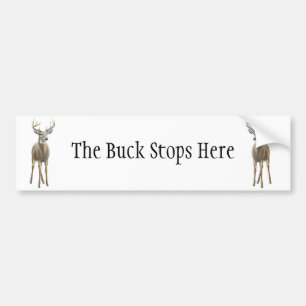 Buck Stops here Bumpersticker
