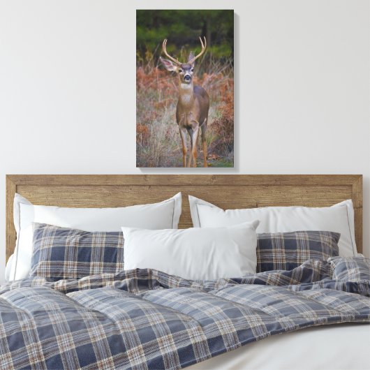 Buck stopt hier! canvas afdruk (Insitu (Slaapkamer))