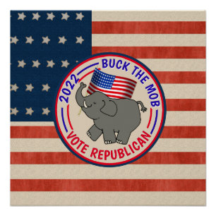 Buck the Mob Vote Republica Perfect Poster