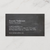 Buck Variatie Visitekaartje (Achterkant)