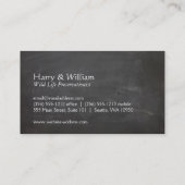 Buck Visitekaartje (Achterkant)