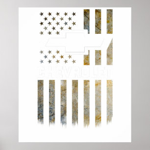 Buck Wear Chevy Camo Accent Vlag 2 Poster
