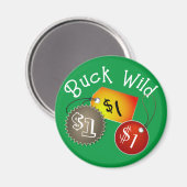 Buck Wild Prijs label Magneet (Voorkant / Achterkant)