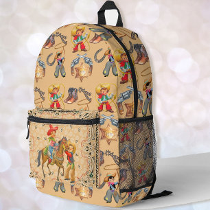 Buckaroo Cowboy Jongen Naam Bedrukte Rugzak