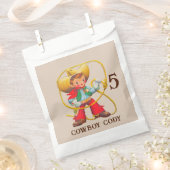 Buckaroo Cowboy Jongen Verjaardag Naam & leeftijd Bedankzakje (Geknipt)