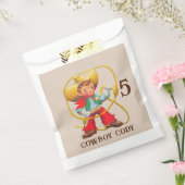 Buckaroo Cowboy Jongen Verjaardag Naam & leeftijd Bedankzakje (Gezegeld)