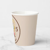 Buckaroo Cowboy Jongen Verjaardag Naam & leeftijd Papieren Bekers (Links)