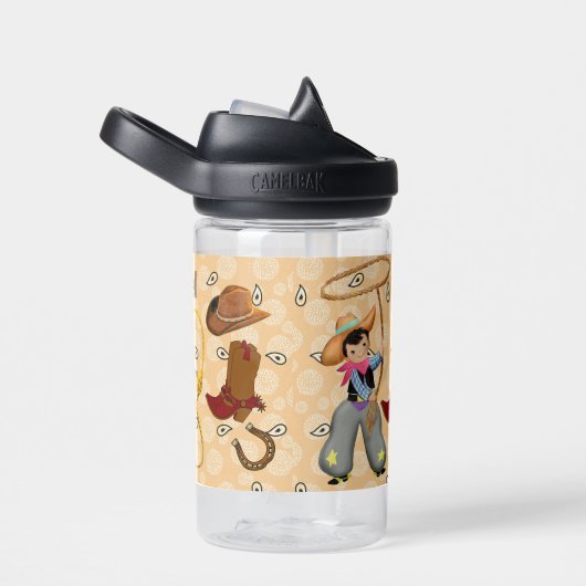 Buckaroo Cowboy toevoegen naam kind Waterfles (Rechts)