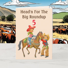 Buckaroo Cowboy Verjaardag toevoegen Leeftijd en n Kaart