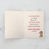 Buckaroo Cowboy Verjaardag toevoegen Leeftijd en n Kaart (Binnen)