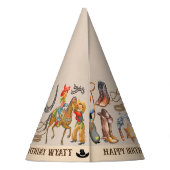 Buckaroo Cowboy Verjaardagsfeestje Jongensnaam Sch Feesthoedjes (Achterkant)