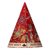 Buckaroo Cowboy Verjaardagsfeestje Jongensnaam Sch Feesthoedjes (Achterkant)