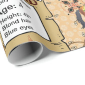 Buckaroo Cowboy wil naam en beschrijving toevoegen Cadeaupapier (Rol Hoek)