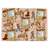 Buckaroo Cowboy wil naam en beschrijving toevoegen Groot Cadeauzakje (Achterkant)