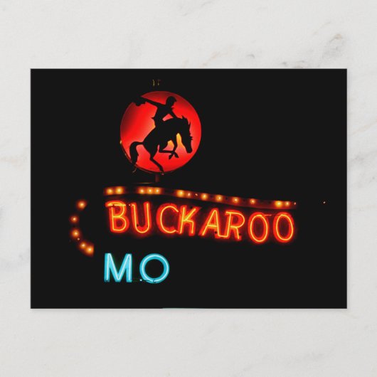 Buckaroo Motel, Tucumcari, New Mexico Briefkaart (Voorkant)