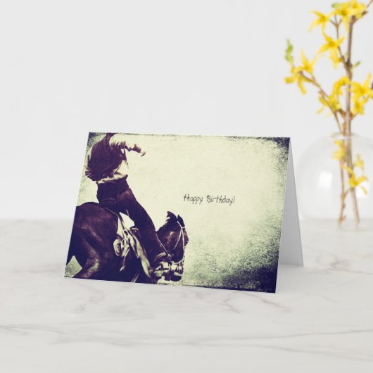 Buckaroo, Verjaardag Kaart (Gele Bloem)