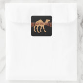 BUCKELDAG BUCKELDAG KAMEEL VIERKANTE STICKER (Tas)