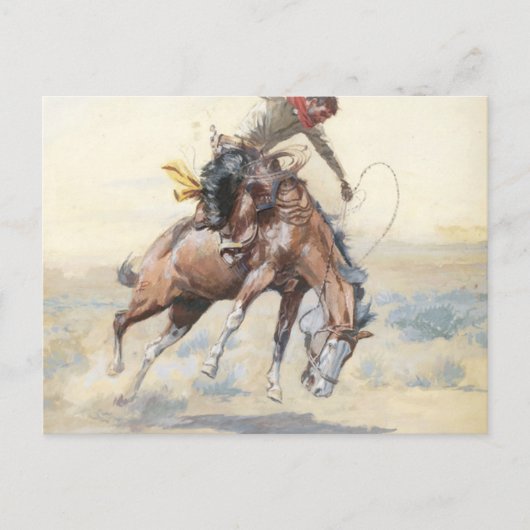 Bucker 1904 van Charles Marion Russell Briefkaart (Voorkant)