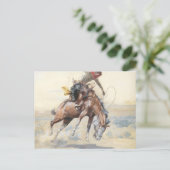 Bucker 1904 van Charles Marion Russell Briefkaart (Staand voorkant)