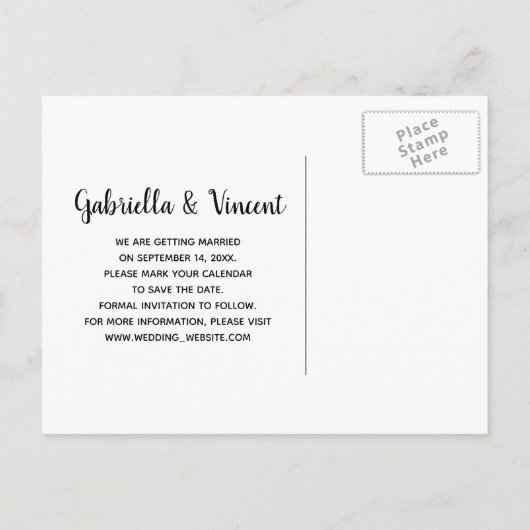 Bucket en Daisies Ranch Wedding Save the Date Aankondigingskaart (Achterkant)