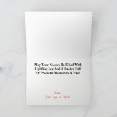 Bucket Firetruck Christmas Kaart (Binnen)