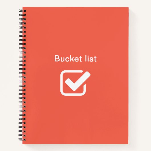 Bucket lijst - notitieboek (Voorkant)