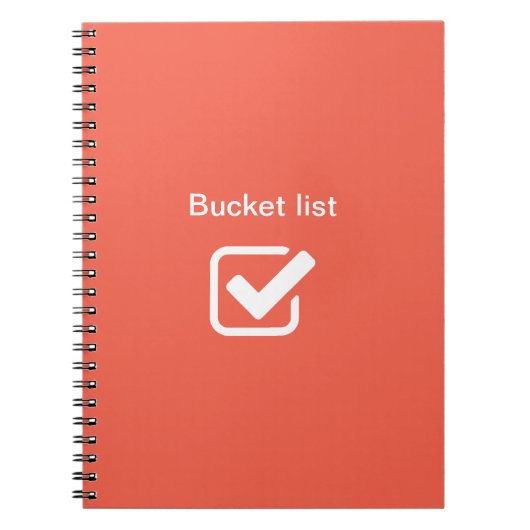 Bucket lijst - notitieboek (Voorkant)