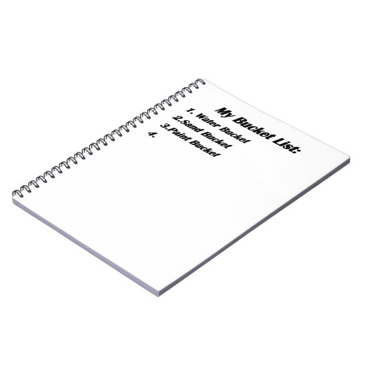 bucket-lijst notitieboek (Linkerzijde)