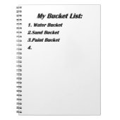 bucket-lijst notitieboek (Voorkant)