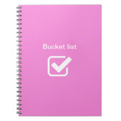Bucket lijst - notitieboek (Voorkant)