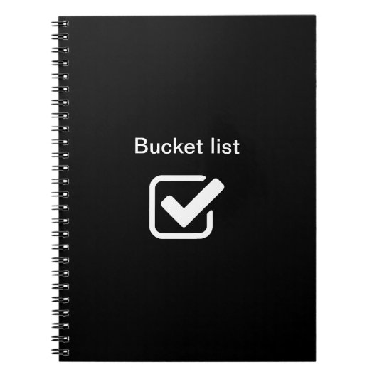 Bucket lijst - notitieboek (Voorkant)