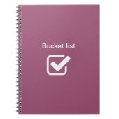Bucket lijst - notitieboek (Voorkant)