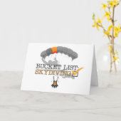 Bucket lijst: Skydiving () Kaart (Gele Bloem)