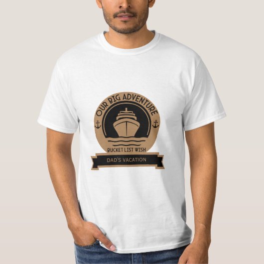 bucket list-cruise t-shirt (Voorkant)