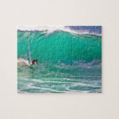Bucket List Dreaming Surf Turquoise Waves Legpuzzel (Horizontaal)