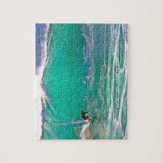 Bucket List Dreaming Surf Turquoise Waves Legpuzzel (Verticaal)