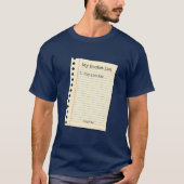 Bucket List - een MisterP-Shirt T-shirt (Voorkant)
