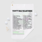 Bucket List Golf Towel Golfhanddoek (Insitu)