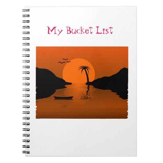Bucket List-laptop Notitieboek (Voorkant)